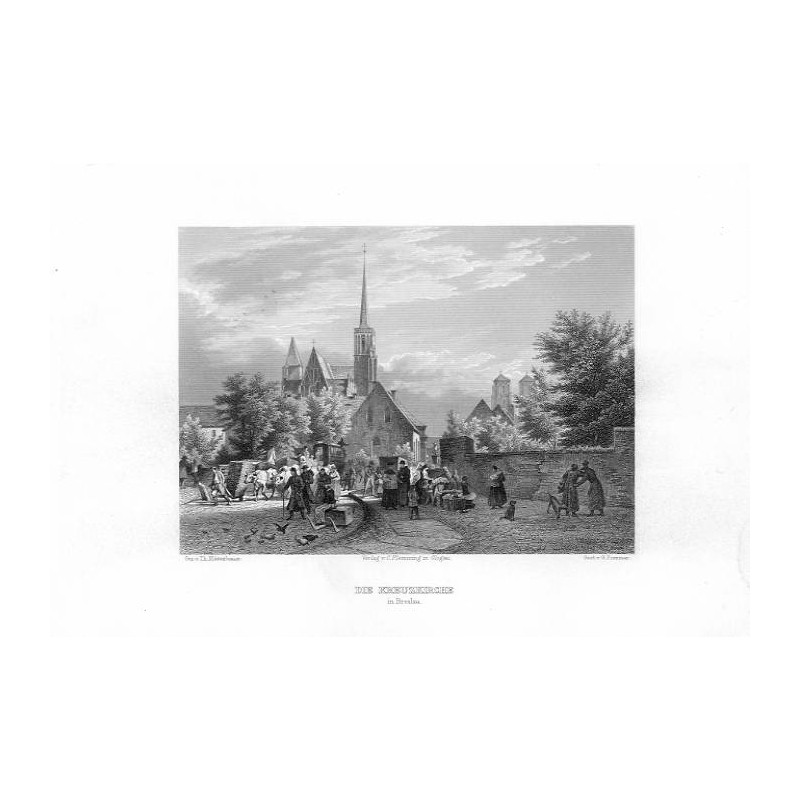 Die Kreuzkirche in Breslau / "DIE KREUZKIRCHE in Breslau."