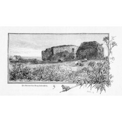 "Die Ruinen der Burg Lobenstein."