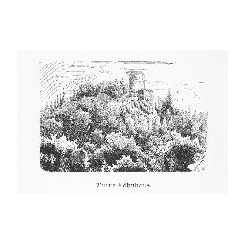 "Ruine Lähnhaus."