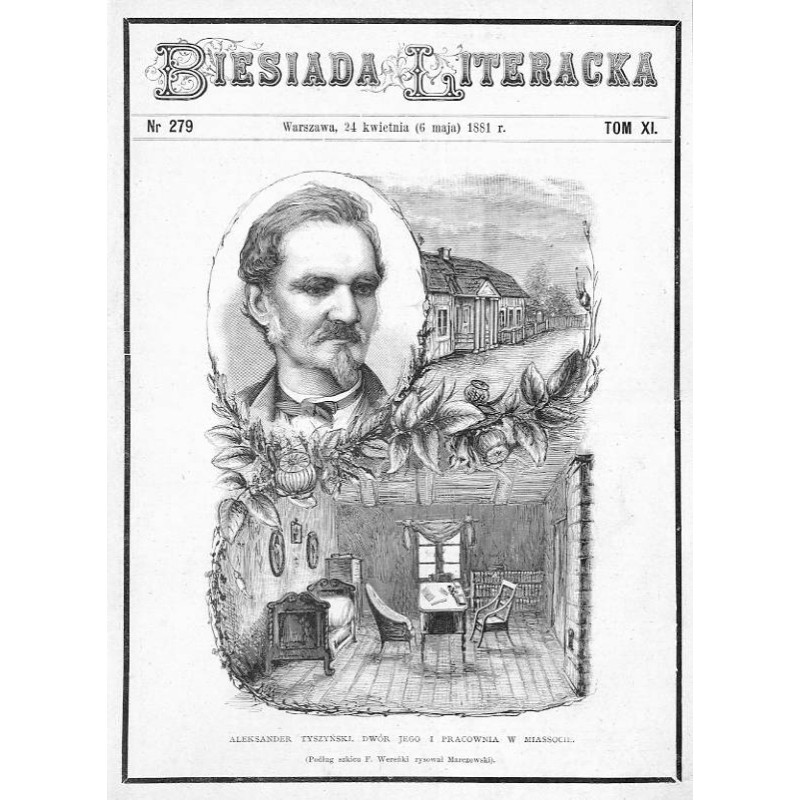 Aleksander Tyszyński. Dwór jego i pracownia w Miassocie / "ALEKSANDER TYSZYŃSKI. DWÓR JEGO I PRACOWNIA W MIASSOCIE. (Podług szki