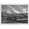 [1] Pożar miasta Stryja [2] Widoki miasta Stryja po pożarze / [1] "POŻAR MIASTA STRYJA W GALICYI. [...]. (1446)" [2] "WIDOKI M