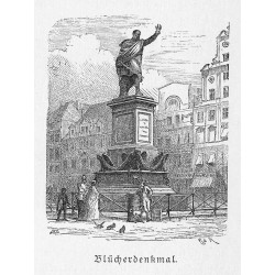 "Blücherdenkmal."