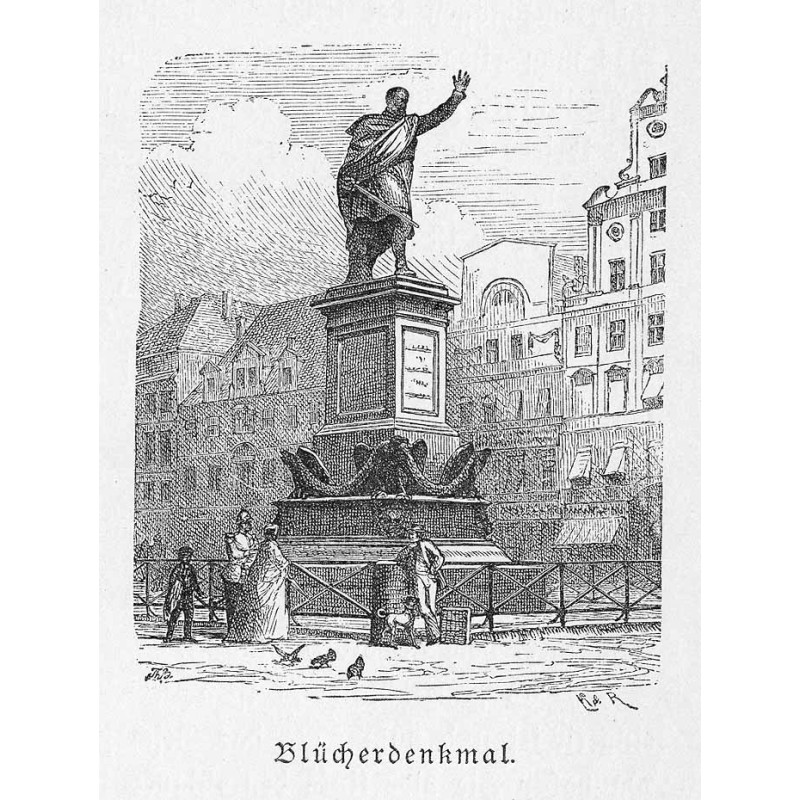 "Blücherdenkmal."