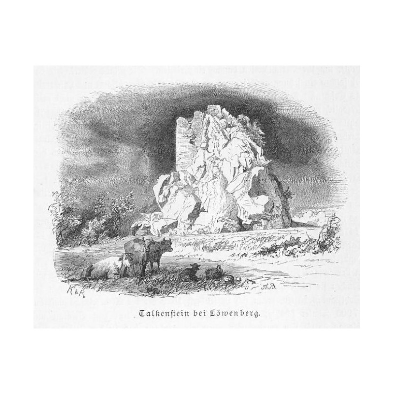 "Talkenstein bei Löwenberg."