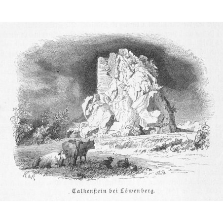 "Talkenstein bei Löwenberg."