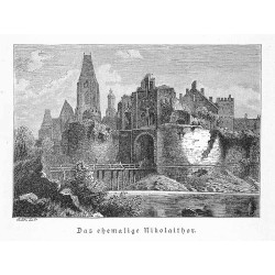 "Das ehemalige Nikolaithor."