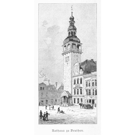 "Rathaus zu Beuthen."