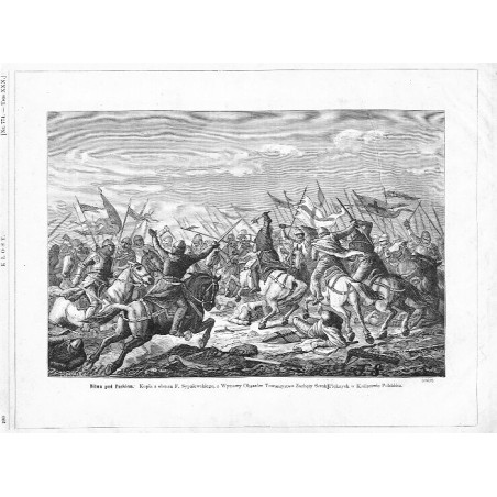 "Bitwa pod Puckiem. Kopia z obrazu F. Sypniewskiego, z Wystawy Obrazów Towarzystwa Zachęty Sztuk Pięknych w Królestwie Polskiém.