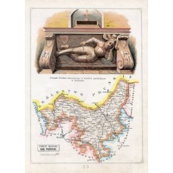 59 Powiat Mławski Gub. Płockiej Pomnik Feliksa Szreńskiego w kościele parafialnym w Szreńsku / "59 POWIAT MŁAWSKI GUB. PŁOCKIEJ