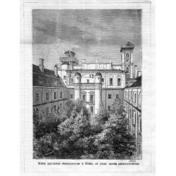 "Widok zgorzałego obserwatoryum w Wilnie, od strony ogrodu uniwersyteckiego. (3660)"