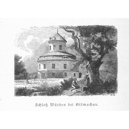 "Schloß Würben bei Ottmachau."
