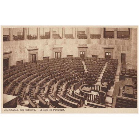 Warszawa. Sala Sejmowa. - La salle du Parlament