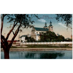 Kraków. Widok na Skałkę.