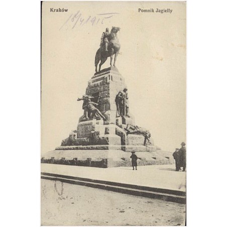 Kraków. Pomnik Jagiełły