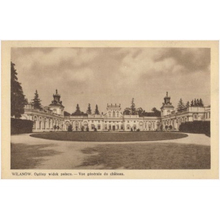 Wilanów. Ogólny widok pałacu. - Vue générale du château