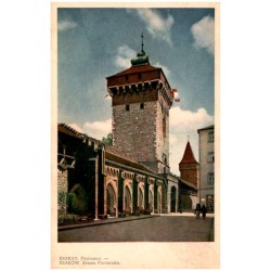 Krakau. Floriantor. - Kraków. Brama Floriańska.