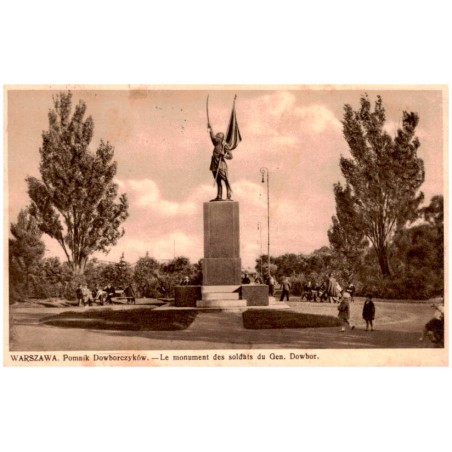 Warszawa. Pomnik Dowborczyków. - Le monument des soldats du Gen. Dowbor.