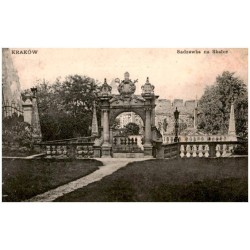 Kraków. Sadzawka na Skałce