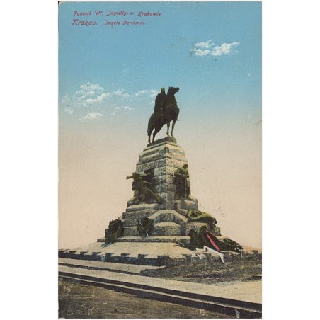 Pomnik Wł. Jagiełły w Krakowie. Krakau. Jagelo-Denkmal