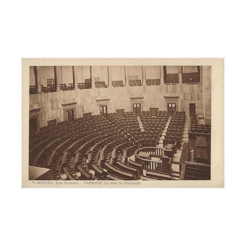 Warszawa. Sala Sejmowa. - La salle du Parlament