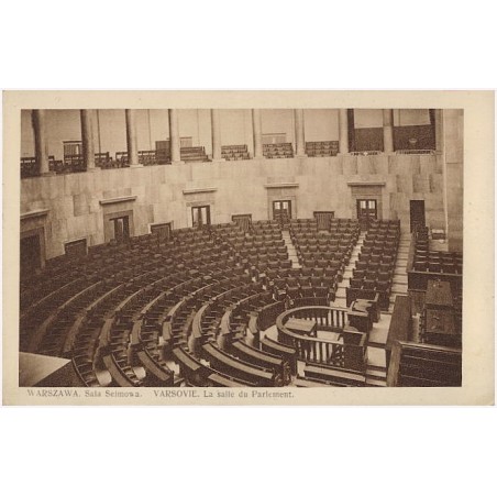 Warszawa. Sala Sejmowa. - La salle du Parlament
