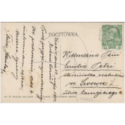 Pomnik Wł. Jagiełły w Krakowie. Witold nad ciałem Wielkiego Mistrza. (Grupa frontowa pomnika.)