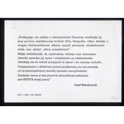 Biuro Wystaw Artystycznych w Łodzi, Studencki Klub "Art Forum", Związek Polskich Artystów Fotografików uprzejmie zapraszają na o