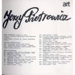 Jerzy Piotrowicz. Grafika, wystawa, sprzedaż VI-VII 1981. Zakłady Artystyczne "art" Poznań Galeria. Grafika-Rysunek, Ex libris-T