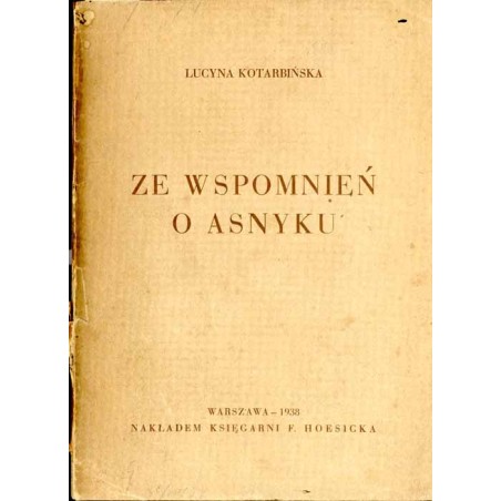 Ze wspomnień o Asnyku