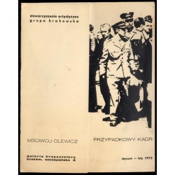 Mściwoj Olewicz. Przypadkowy kadr, styczeń - luty 1972. Galeria Krzysztofory Kraków