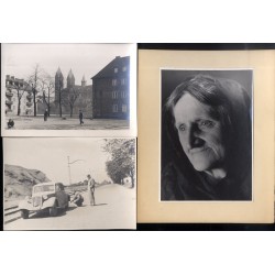 Zestaw 30 wczesnych fotografii Zofii Rydet z okresu bytomskiego do 1960 - architektura, pejzaż, portrety