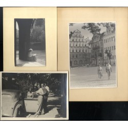 Zestaw 30 wczesnych fotografii Zofii Rydet z okresu bytomskiego do 1960 - architektura, pejzaż, portrety