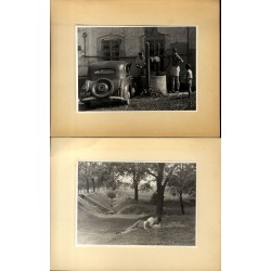 Zestaw 30 wczesnych fotografii Zofii Rydet z okresu bytomskiego do 1960 - architektura, pejzaż, portrety