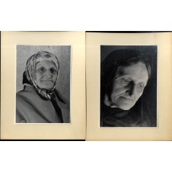 Zestaw 30 wczesnych fotografii Zofii Rydet z okresu bytomskiego do 1960 - architektura, pejzaż, portrety