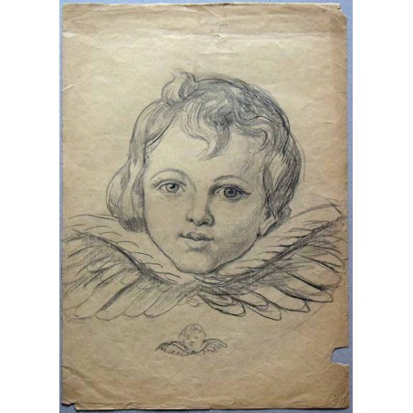 Głowa anioła (amorka)