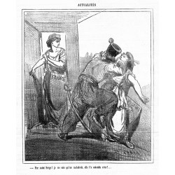 "Par saint Serge! je ne suis qu'un maladroit, elle l'a entendu crier!..." / Na świętego Sergiusza! Jestem tylko niezdarny!  usły
