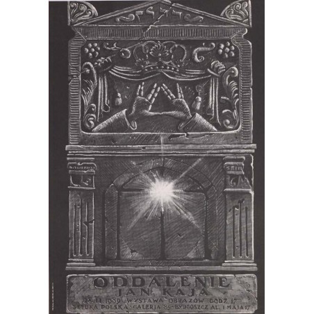 Oddalenie Jan Kaja 28.II.1989 Wystawa Obrazów godz. 17⁰⁰ Sztuka Polska ♦ Galeria '85 ♦ Bydgoszcz al. 1 maja 17 / "ODDALENIE JAN