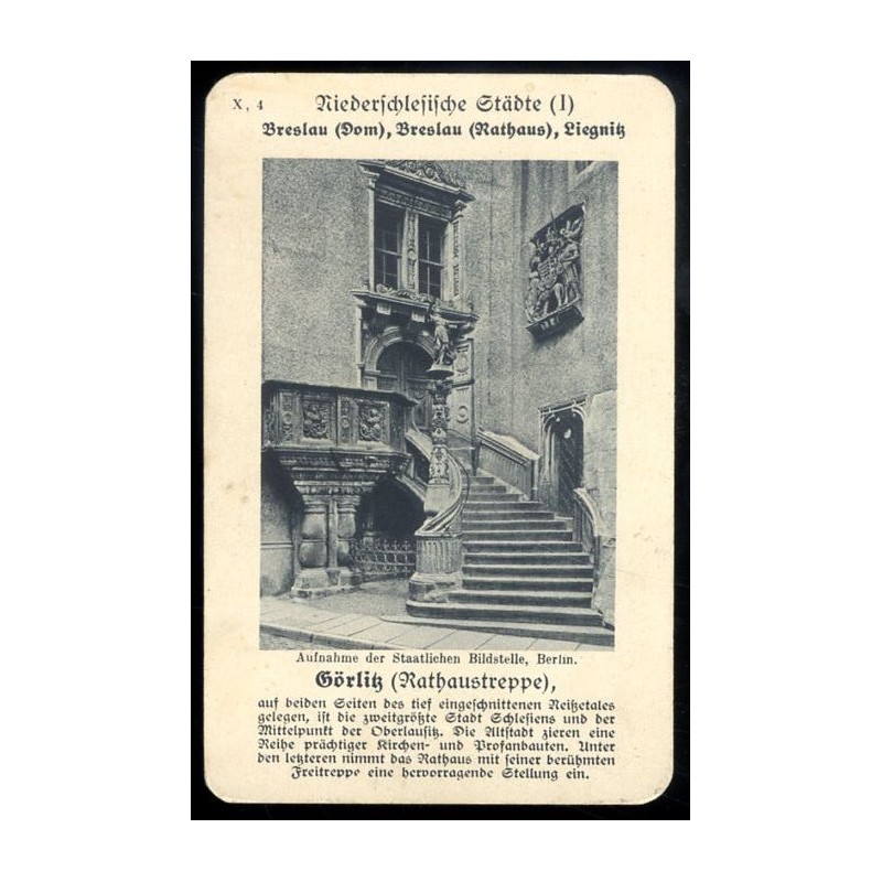 "Görlitz (Rathaustreppe), [...]" / karta reklamowa firmy JSM