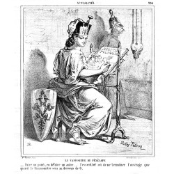 "LA TAPISSERIE DE PÉNÉLOPE. _Faire un point, en défaire un autre .... l'essentiel est de ne terminer l'ouvrage que quand le ther