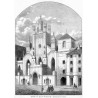 Kościół św. Jana w Warszawie. Rysował z natury Kozarski / "KOŚCIÓŁ ŚW. JANA W WARSZAWIE. (Rysował z natury Kozarski)."