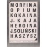 Morfina Opium Kokaina J. Kaja Heroina J. Soliński Haszysz Biuro Strat Bezpowrotnych / "MORFINA OPIUM KOKAINA J. KAJA HEROINA J.