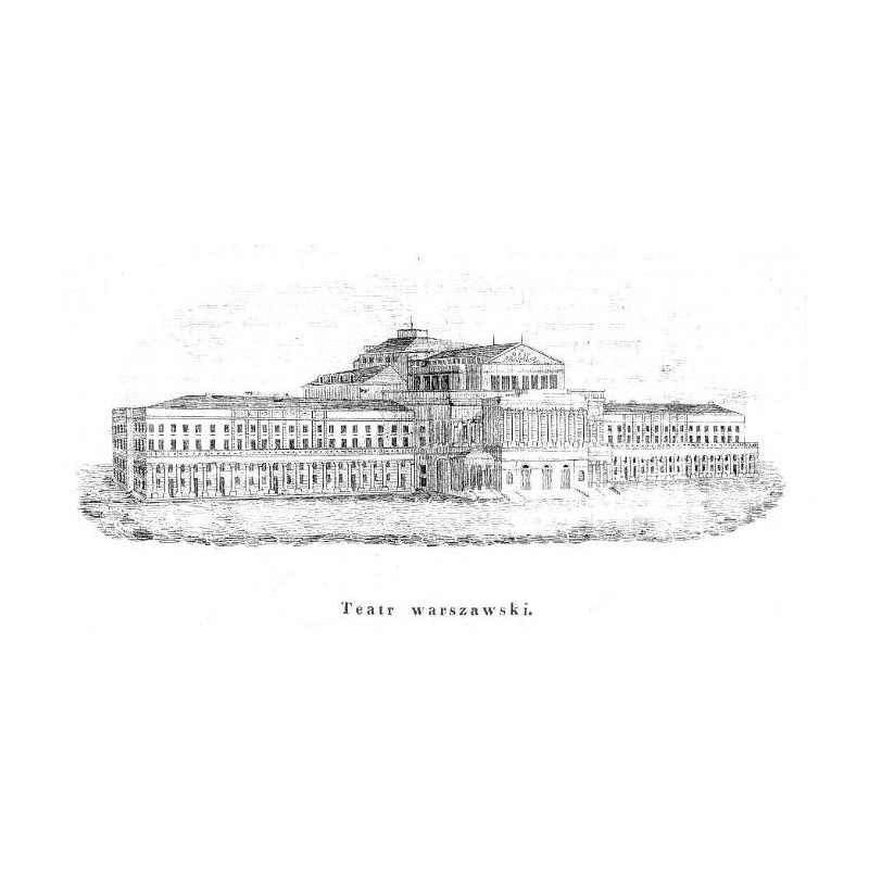 "Teatr warszawski."