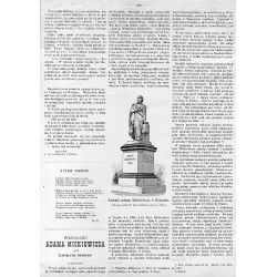 "Pomnik Adama Mickiewicza w Poznaniu, wykonany przez W. Oleszczyńskiego [...]"