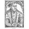 "Nikolaus Rey." / "Nikolaus Rey, nach dem Holzschnitt in seinem Werke "Der Thiergarten", von Wilhelm Hecht"