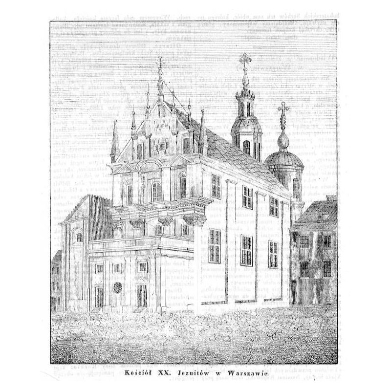 "Kościół XX. Jezuitów w Warszawie."