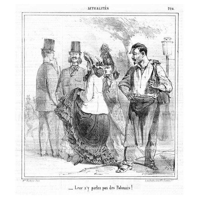 "_Leur z'y parlez pas des Polonais!" / Nie rozmawiaj z nimi o Polakach!