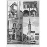 "Das Rathaus in Görlitz. Nach Photographien von Robert Scholz in Görlitz. 1. Erker im Rathaushofe. - 2. Westseite des Rathaushof
