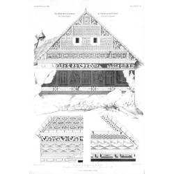 "Sgraffittodecorationen an Scheunen und Schloss des Klostergutes Sächsich-Haugsdorf" / Dekoracje sgraffito na stodołach i zamku