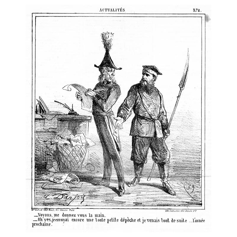 "_Voyons, me donnez vous la main. _Oh yes, jeenvoyai encore une toute petite dépéche et je venais tout de suite ...lannée procha