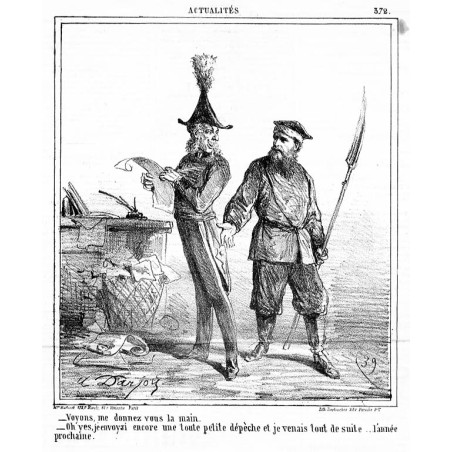 "_Voyons, me donnez vous la main. _Oh yes, jeenvoyai encore une toute petite dépéche et je venais tout de suite ...lannée procha